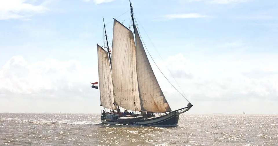 Segeln mit der Minerva auf dem Wattenmeer